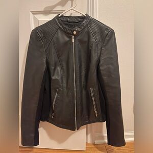Express - Small, black leather jacket